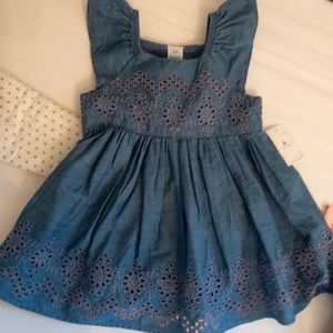 Gap flutter jean dress